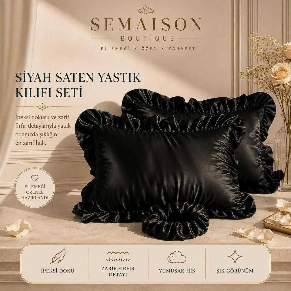 saten yastık