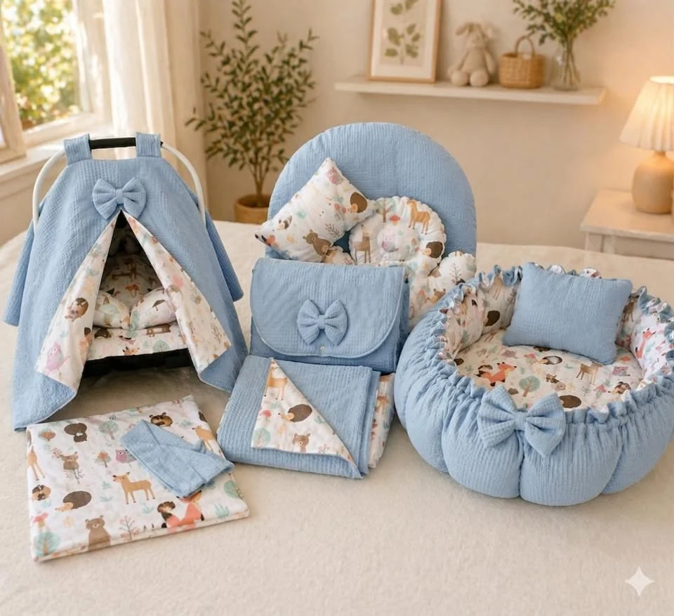 BEBEK FULL SET · MAVİ BEBEK SETİ